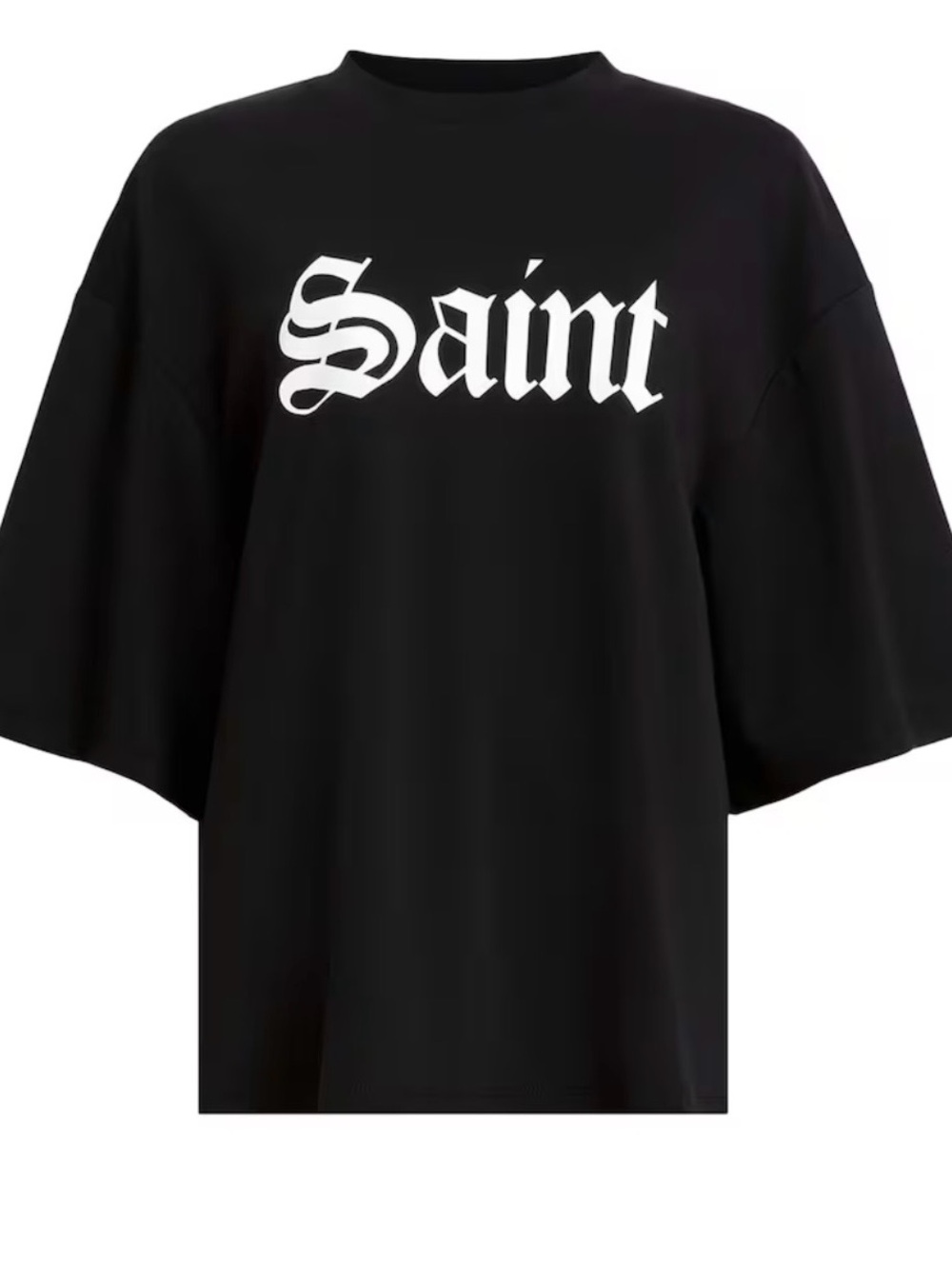 All Saints Graphic Black Tee Saints and Sinners women’s